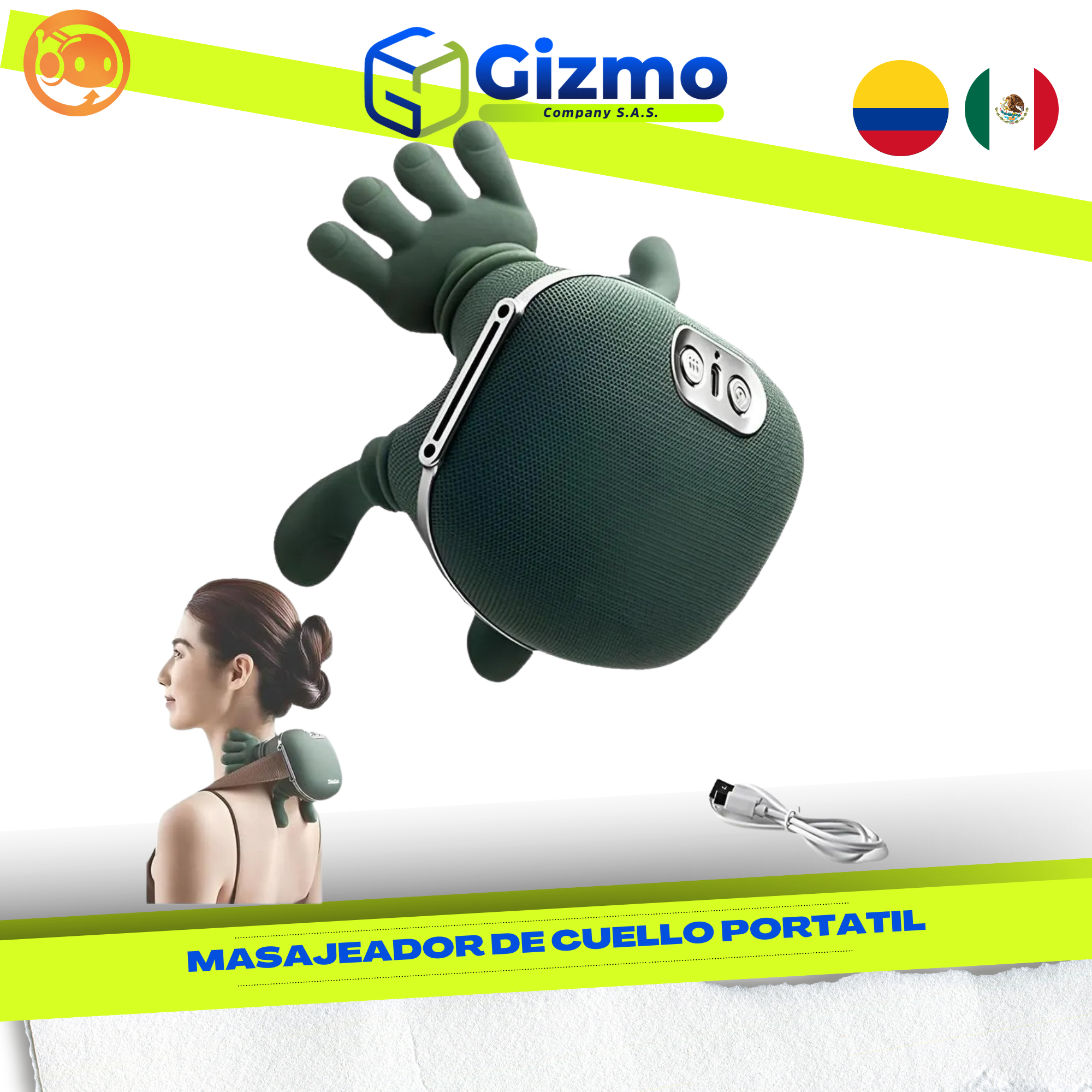 Masajeador De Cuello Portátil